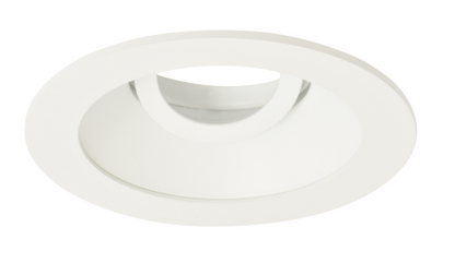 Elco Lighting EKCL4111W Pex™ 4" Round Adjustable Reflector with Clear Glass Lens, All White