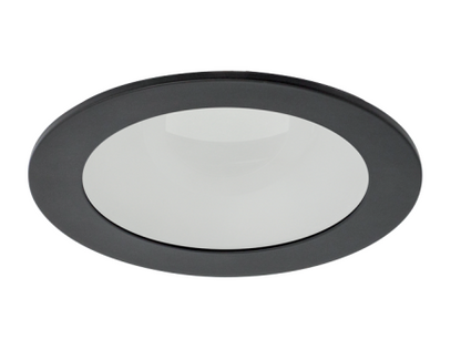 Elco Lighting EKCL4112BB Pex™ 4" Round Adjustable Reflector with Frosted Lens, All Black
