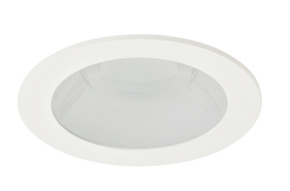 Elco Lighting EKCL4112C Pex™ 4" Round Adjustable Reflector with Frosted Lens, Chrome with White Trim