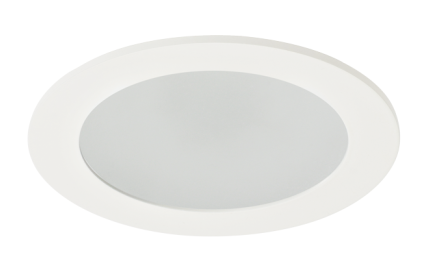 Elco Lighting EKCL4112W Pex™ 4" Round Adjustable Reflector with Frosted Lens, All White