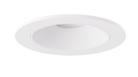 Elco Lighting EKCL4116W Pex™ 4" Round Shallow Reflector, All White Finish