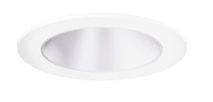 Elco Lighting EKCL4118H Pex™ 4" Round Deep Reflector, Haze with White Trim