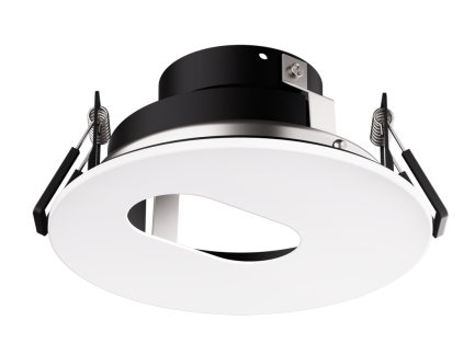 Elco Lighting EKCL4130W Pex™ 4" Slot Aperture, Black Slot with White Trim