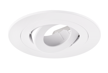 Elco Lighting EKCL4188W Pex™ 4" Diecast Round Adjustable Spot, All White