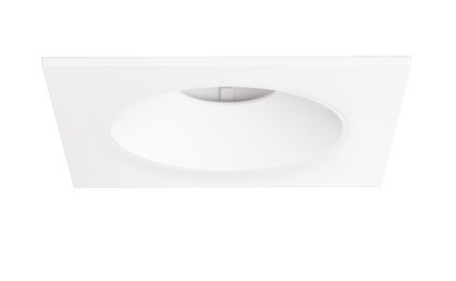 Elco Lighting EKCL4216W Pex™ 4" Square Shallow Reflector, All White