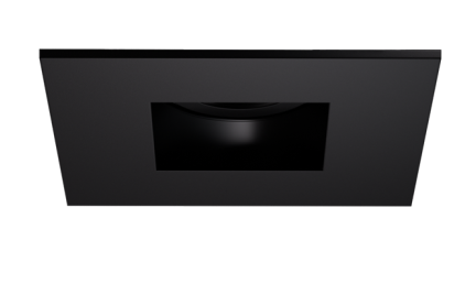 Elco Lighting EKCL4227BB Pex™ 4" Square Adjustable Pinhole, All Black
