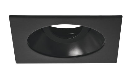 Elco Lighting EKCL4229BB Pex™ 4" Square Adjustable Reflector, All Black