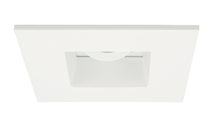 Elco Lighting EKCL4284W Pex™ 4" Square Adjustable Baffle, All White