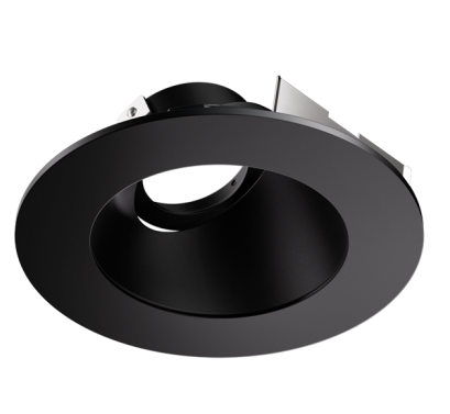Elco Lighting EKCL4357BB Pex™ 4″ Canless Universal Sloped Ceiling Koto™ Trim, All Black