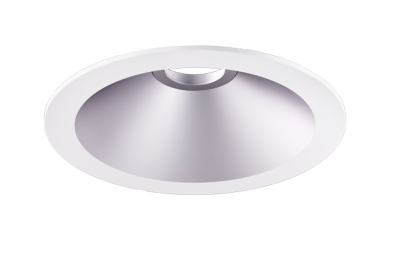Elco Lighting EKCL6429H 6" Pex™ Round Adjustable Reflector, Haze with White Trim