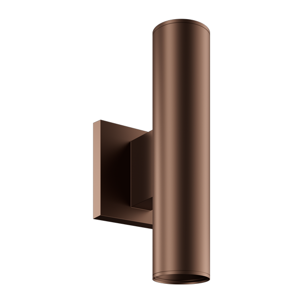 Elco Lighting E25ABZ0324 2″ Koto Sylo™ Wall Mount LED – 5W, 350 Lumens, 2400K Ultra-Warm Glow, Triac/ELV Dimmable, 38° Beam, CRI 95, 120V, cUL Wet Rated, Bronze