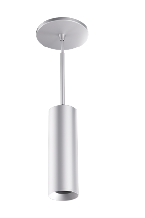 Elco Lighting EKS36PDS 3" Koto Sylo™ Pendant Fixture, All Silver