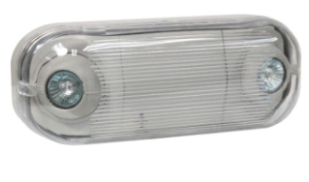 Orbit EL2H-WP-B Two-head Wet Location Emergency Light Black Housing