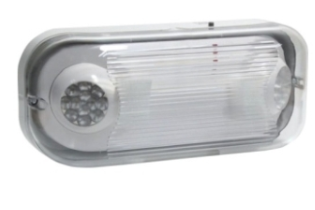 Orbit EL2H-WP-LED-GY Two-head Led Wet Location Emergency Light Grey Housing