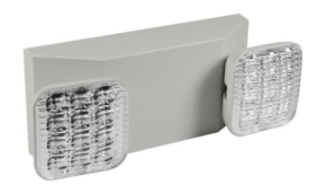 ORBIT EL2NM-LED-W Micro Two-head Led Emergency Light White Housing