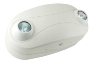 ORBIT EL2RC6-W-L Two-head 6V Remote Capable Emergency Light Adj 3W Led MR16 White Hsg