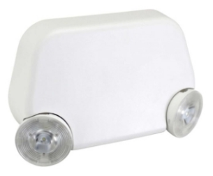 ORBIT EL2SML-B Two-Head Super Micro Led Emergency Light Round Heads Black Housing