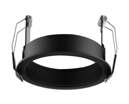 Elco Lighting EL3WCRB 3" Knife Edge Wood Ceiling Trim, All Black