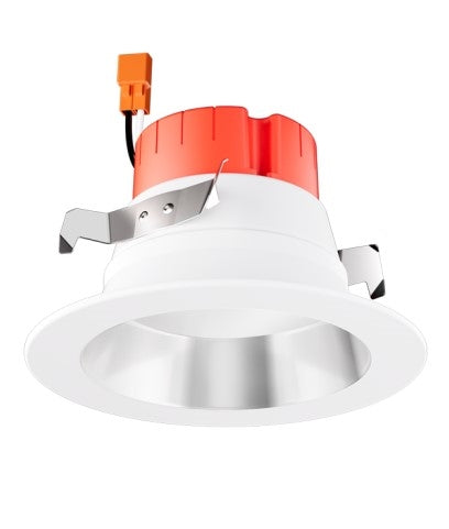 Elco Lighting EL417CT5C 4" Round High Lumen LED Reflector Insert - 12W - CCT Selectable - 120V - Finish: Chrome/White Trim
