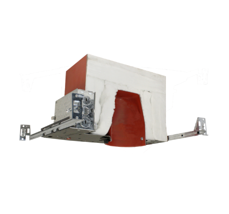 Elco Lighting EL48FICDXA 4" 0-10V New Construction 2-Hour Fire Rated Housing, Voltage 120/277V, Wattage 14W