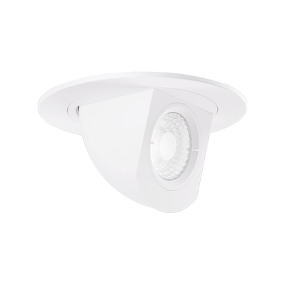 Elco Lighting EL497SDW2 4" Round LED Adjustable Pull-Down Insert (2nd Generation) - 11W - 950 LM - Sunset - 120V - White