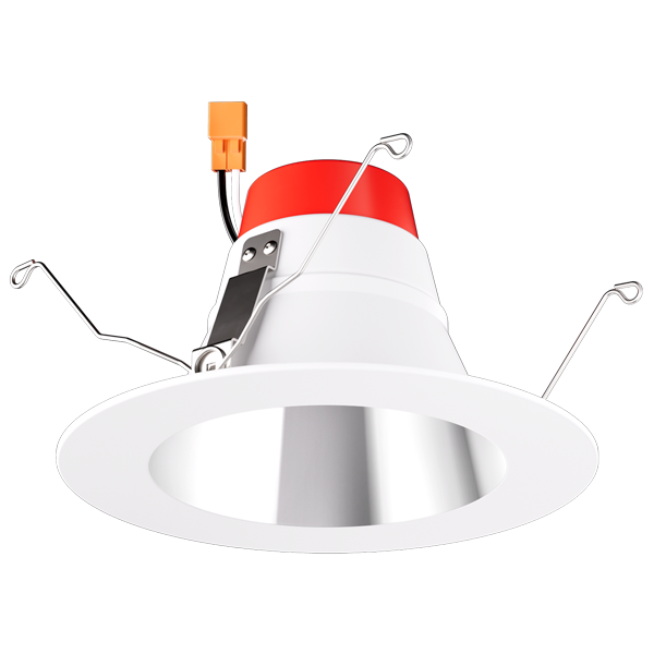 Elco Lighting EL62527C 5"/6" LED Deep Reflector Insert - CCT: 2700K - Finish: Chrome with White Trim
