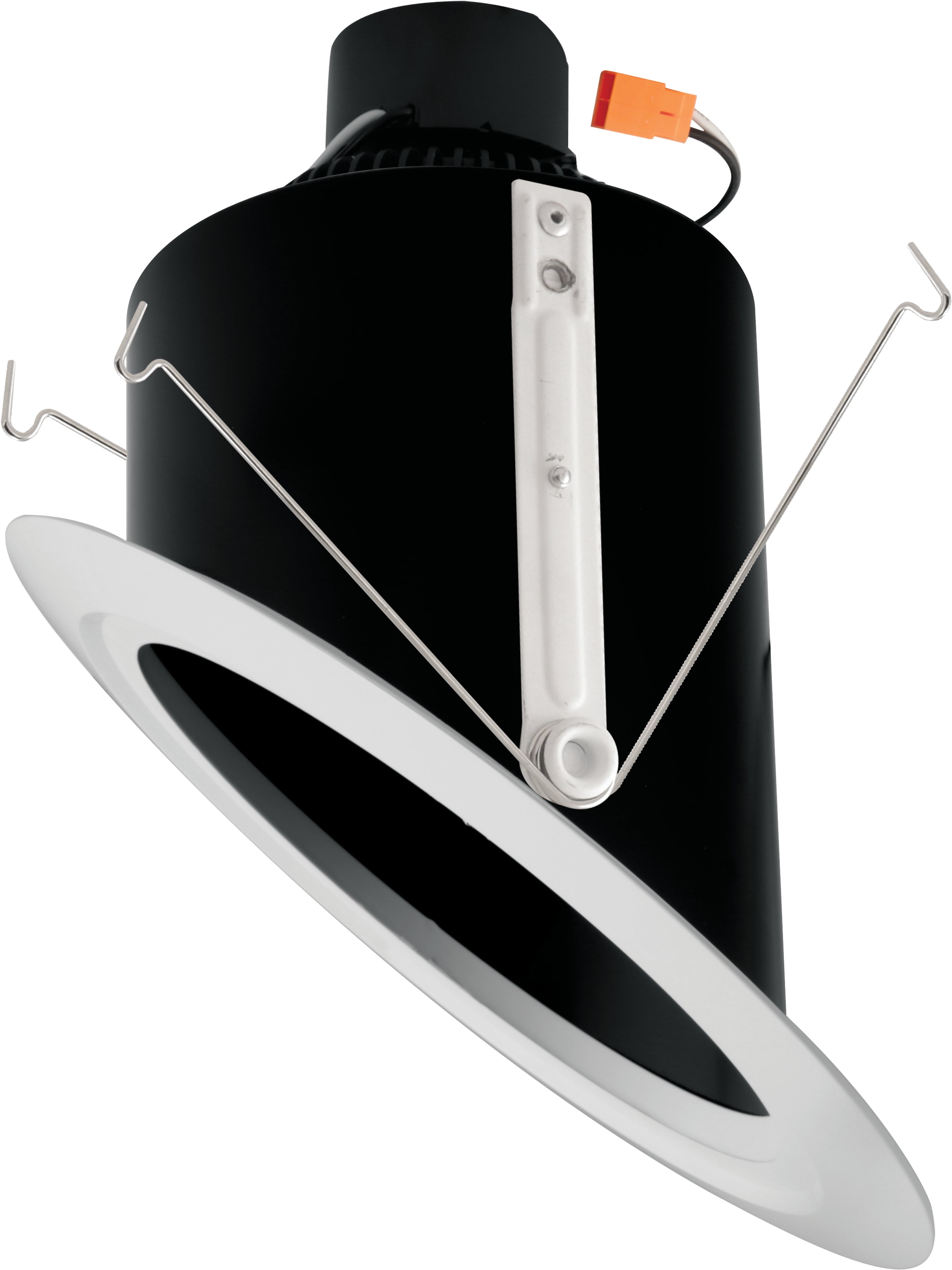 Elco Lighting EL761CT5BB 6" Super Sloped Ceiling LED Reflector Inserts - 15W - 1050 lm - 5CCT - Triac/ELV - All Black