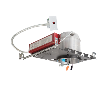 Elco Lighting EL770ICDXA-EM5 6" IC New Construction Dedicated LED Housing with Emergency Backup, 120/277V