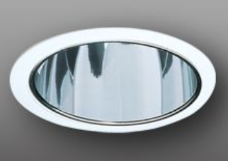 ELCO Lighting ELA599SC Specular Reflector With White Trim Ring Clear Finish