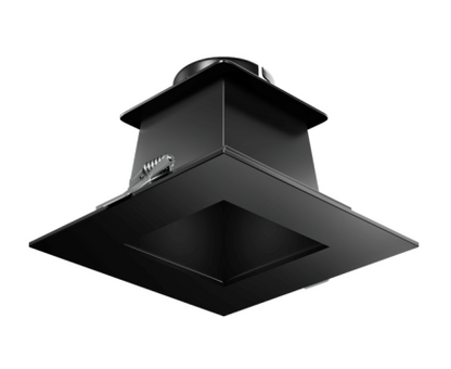 Elco Lighting ELB440BB Birch™ 4" Square Reflector Trim, All Black