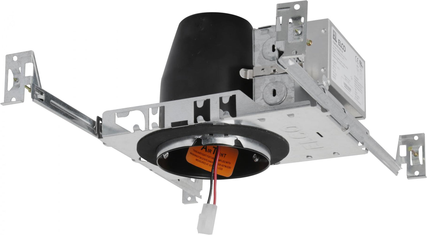 Elco Lighting E4LC12-2 4" Cedar System Non-IC New Construction Housing w/Driver, Lumens 1250, Voltage 120V, Dimming Triac/ELV