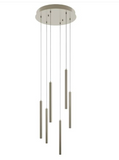 AFX Lighting ELIP01L30UDSNRND6 Eli 6 Light 18 inch Satin Nickel Pendant Ceiling Light