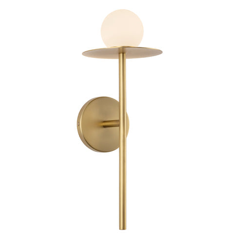 Kuzco Lighting WS15506-BG-UNV Elixir 16-in Wall Sconce/Wall Light - CCT: 3000K -  Finish: Brushed Gold