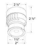 Elco Lighting ELK0827-12 12V AC Retrofit Koto™ LED Module, Color Temperature 2700K, Lumens 800 lm, 12V AC