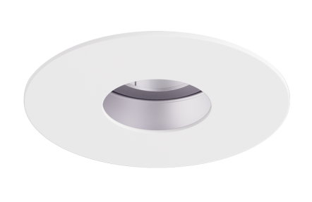 Elco Lighting ELK3627H Pex™ 3" Round Adjustable Pinhole, Haze with White Trim