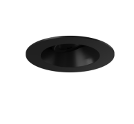 Elco Lighting ELK3653BB Pex™ 3" Round Regressed Adjustable Eyeball Trim, All Black