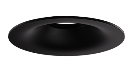 Elco Lighting ELK3672B Pex™ 3" Round Curved Reflector, All Black