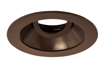 Elco Lighting ELK4111BZ 4" Round Adjustable Reflector with Clear Glass Lens, All Bronze