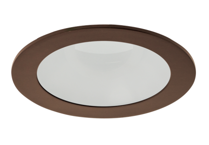 Elco Lighting ELK4112BZ 4" Round Adjustable Reflector with Frosted Lens, All Bronze