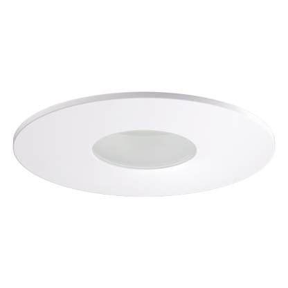 Elco Lighting ELK4125H 4″ Pex™ Adjustable Pinhole w/Frosted Lens – 25°-35° Tilt, 2″ Aperture, Twist-On Design, Damp Rated, Haze/White Trim (Koto™ Compatible)