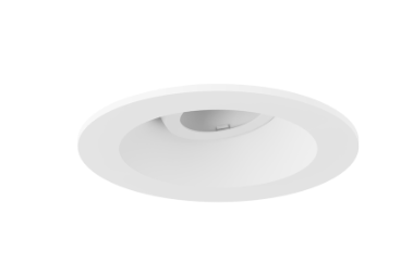 ELCO Lighting ELK4153W 4" Round Regressed Eyeball Trim- All White Finish