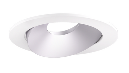 Elco Lighting ELK4179H Pex™ 4" Round Directional Gimbal, Haze with White Trim