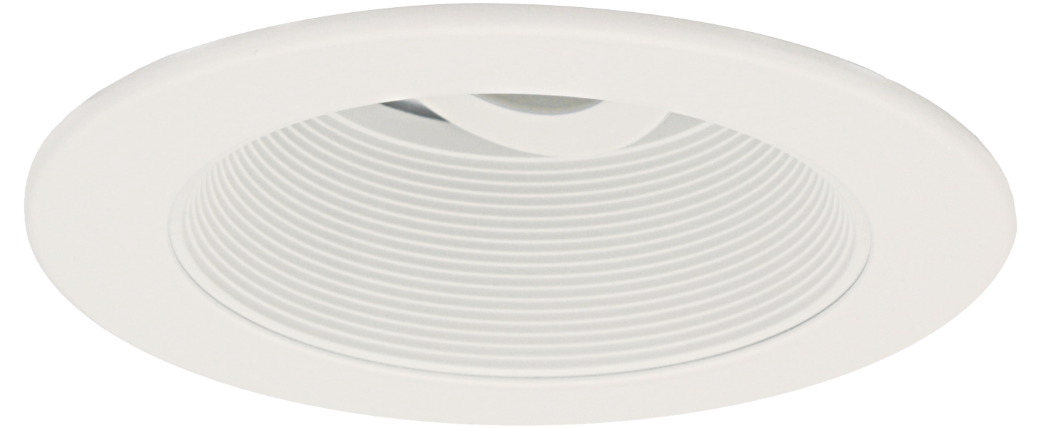 Elco Lighting EKCL4193W Pex™ 4" Diecast Round Adjustable Baffle - White Finish