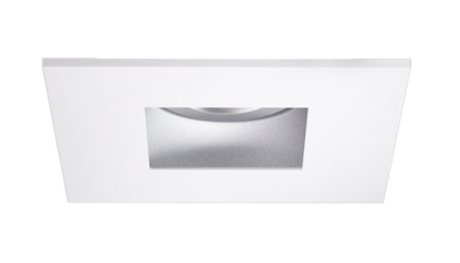 Elco Lighting ELK4227H 4" Square Adjustable Pinhole, Haze with White Trim