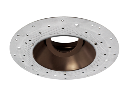 Elco Lighting ELK430BZ 4" Round Trimless Adjustable Smooth Reflector Trim, All Bronze