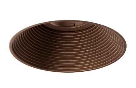 Elco Lighting ELK434BZ 4" Round Trimless Adjustable Baffle Trim, All Bronze