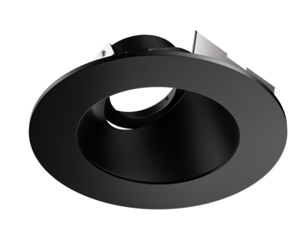 Elco Lighting ELK4357BB 4" Universal Sloped Ceiling Koto™ Trim, All Black