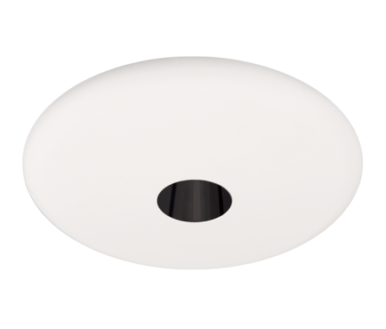 Elco Lighting ELK6427B 6" Pex™ Round Adjustable Pinhole with Reflector Trim for Koto Module, Black with White Trim