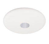 Elco Lighting ELK6427H Pex 6" Round Adjustable Pinhole with Reflector Trim, Haze with White Trim