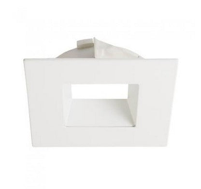 ELCO Lighting ELL4641WW-30 4" Diecast Square Reflector Flexa™ Trim All White, Color Temperature 3000K